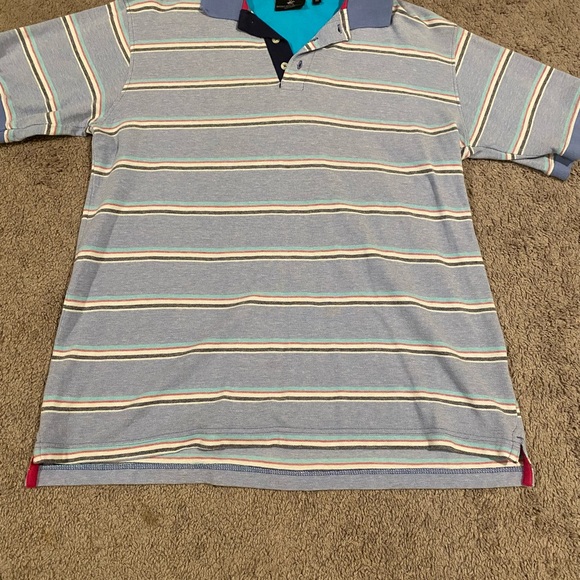 Beverly Hills Polo Club Multicolor Striped Polo Shirt - Picture 3 of 10
